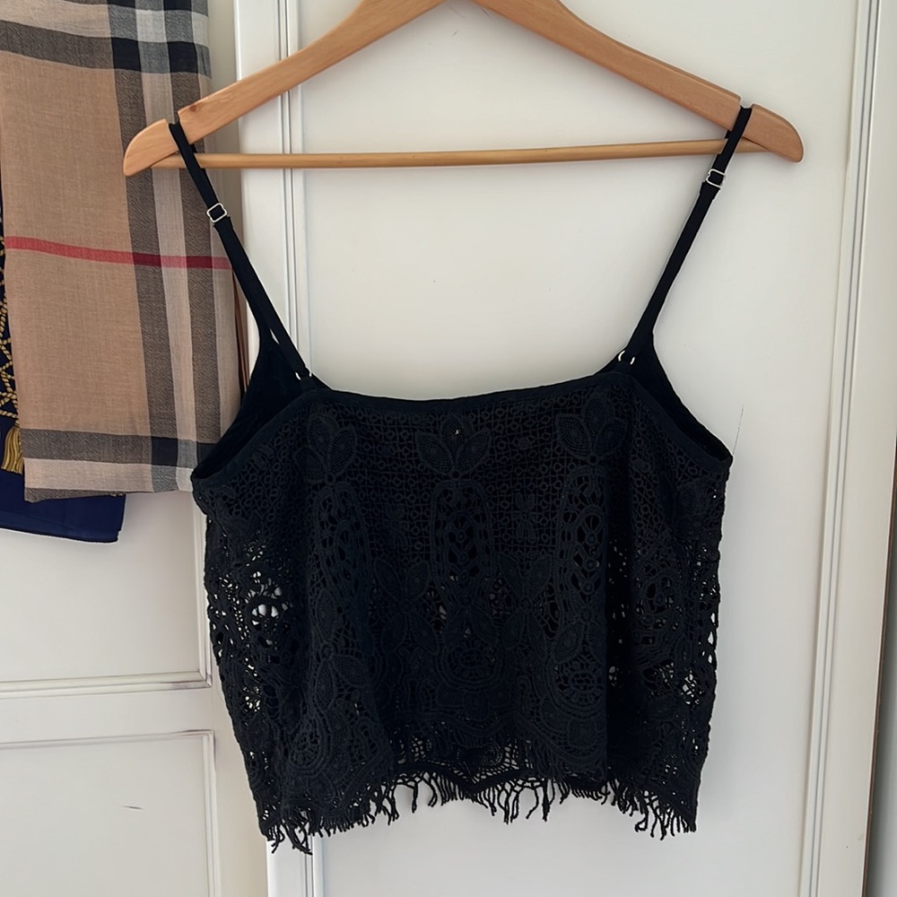 Boutique Gypsy 05 Lace Crochet Blouse Top - Picture 6 of 9